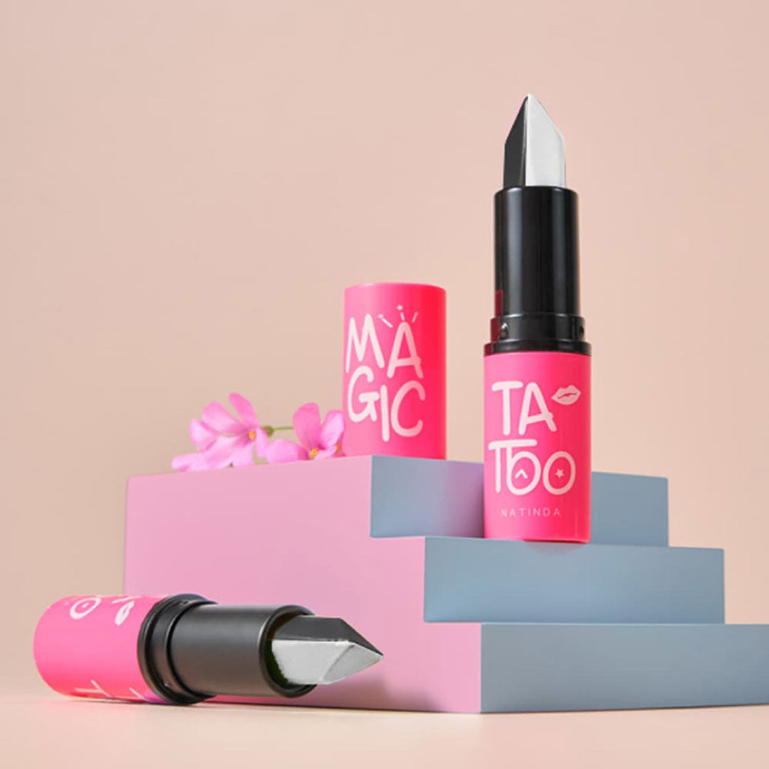 Natinda Magic Tattoo Lipstick Black & White – 3.5g