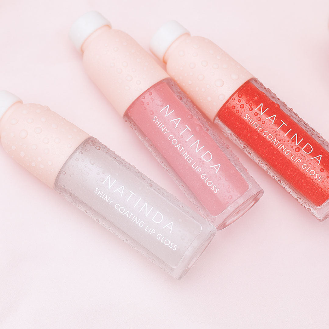 NATINDA Shining Coating Lip Gloss – Non-Sticky Glass Shine (4ml)