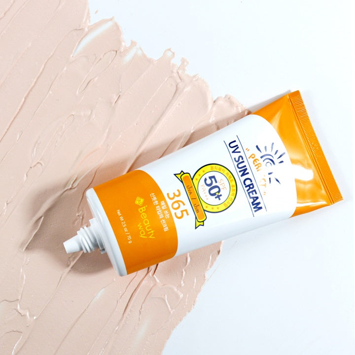 BeautyWay Perfect UV Sun Cream SPF50+ PA+++ 70g – Korean No White Cast Sunscreen