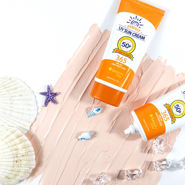 BeautyWay Perfect UV Sun Cream SPF50+ PA+++ 70g – Korean No White Cast Sunscreen