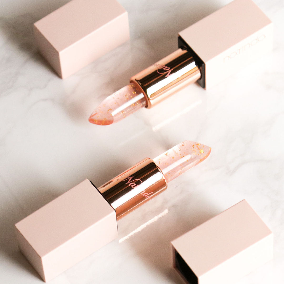 Personalized pink lipstick that changes with temperature