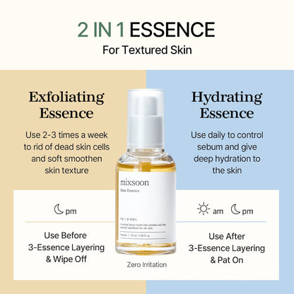 Mixsoon Bean Essence – Exfoliating & Hydrating Serum (50ml)