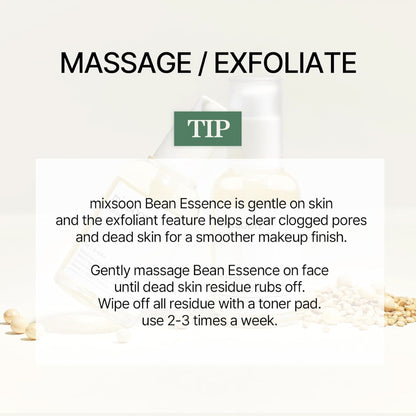 Mixsoon Bean Essence – Exfoliating & Hydrating Serum (50ml)
