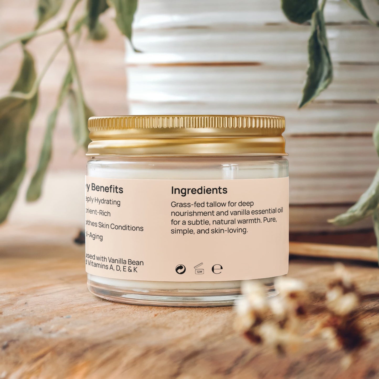 Grass-Fed Whipped Tallow Balm — Nature’s Healing Hydration